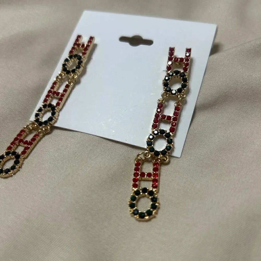 Christmas themed earrings